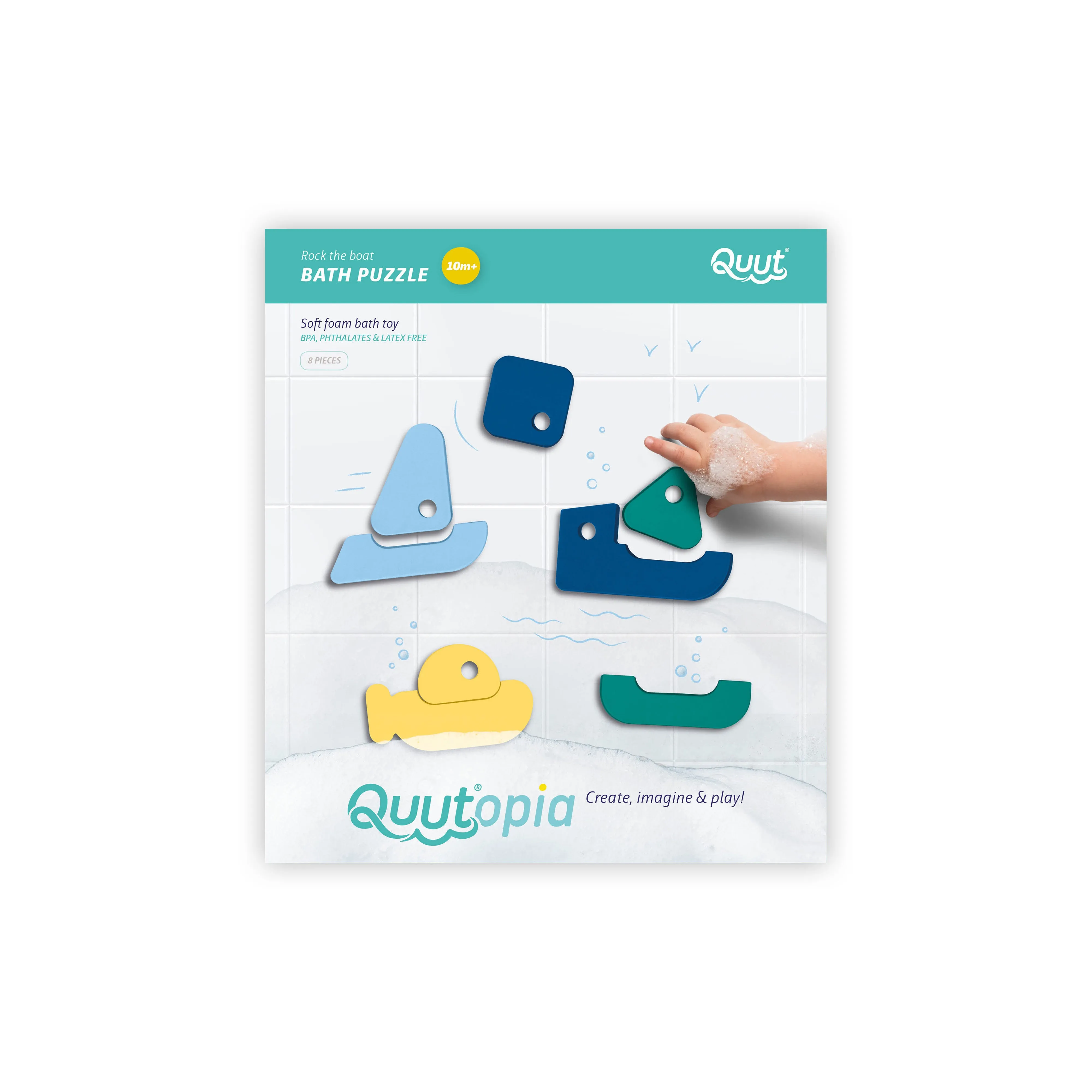 Quut Quutopia Rock The Boat Bath Puzzle