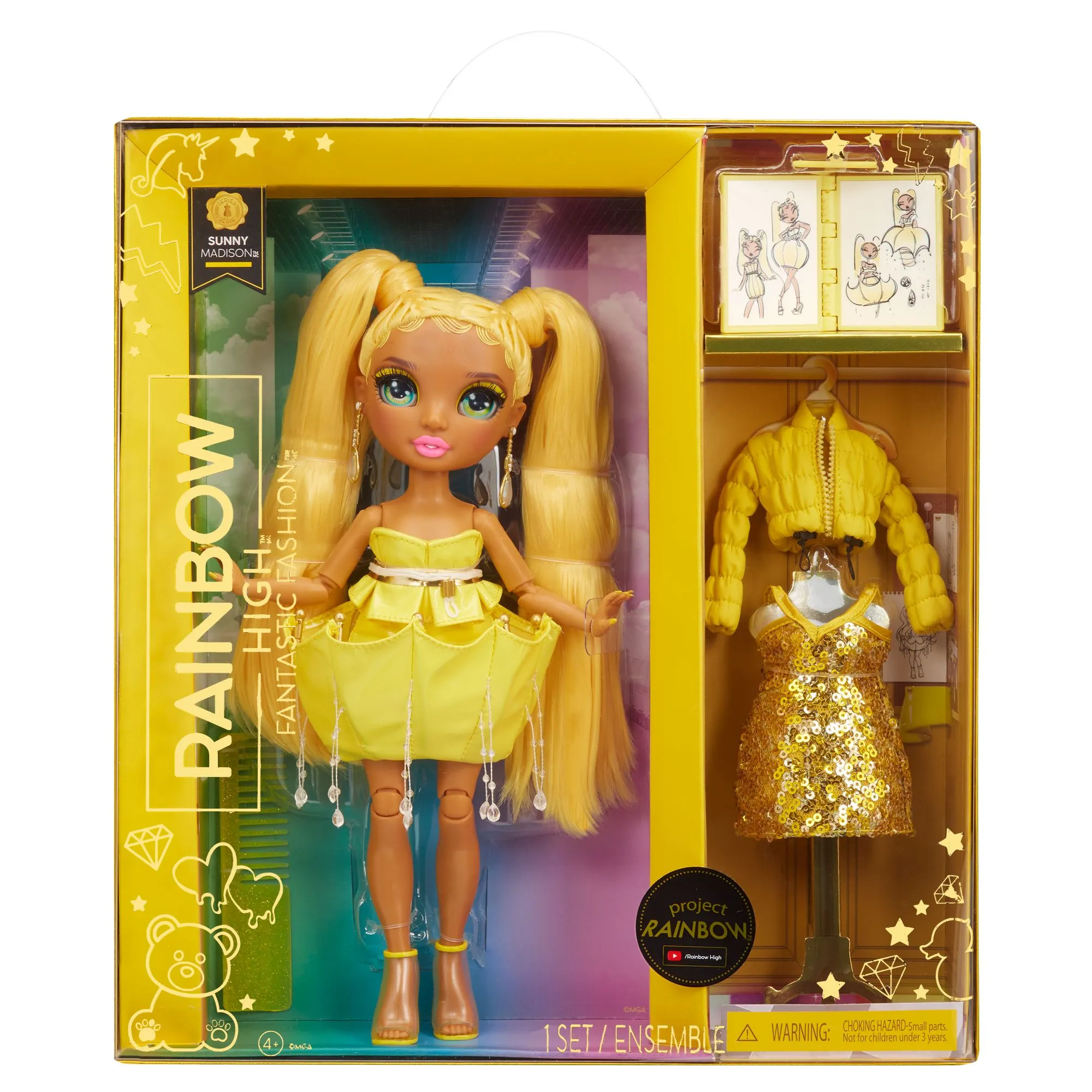 Rainbow High Fantastic Fashion Doll - Sunny