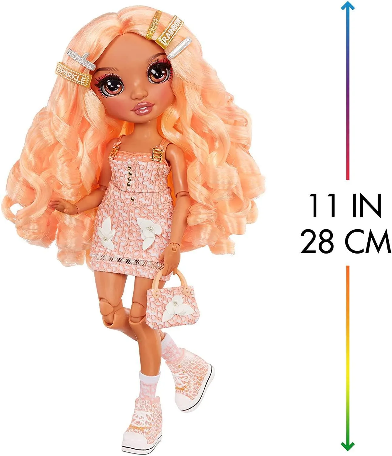 Rainbow High Fashion Dolls Series 3 Georgia Bloom - Peach
