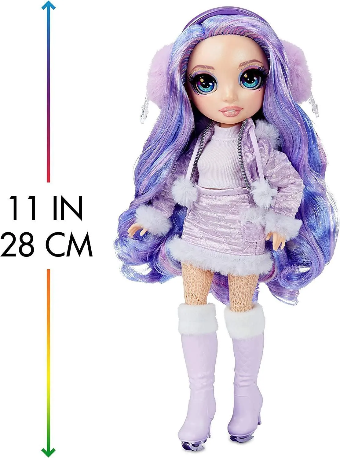 Rainbow High Winter Break Fashion Doll Violet Willow Playset