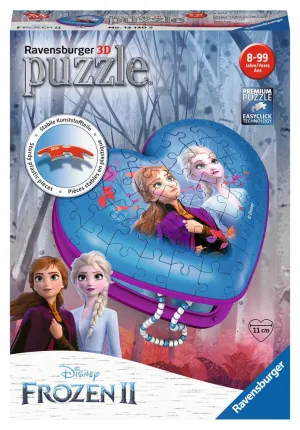 Ravensburger Disney Frozen Ii 54 Piece 3D Heart Shaped Puzzle