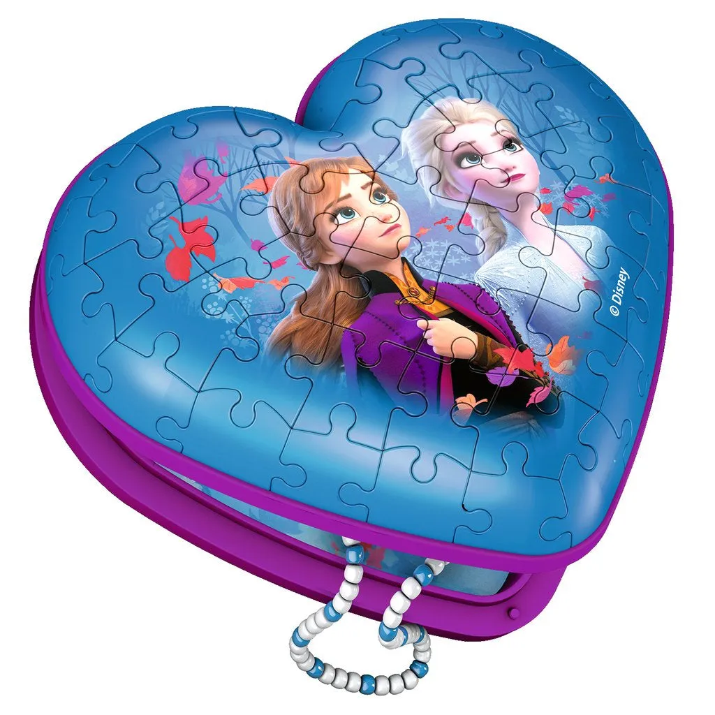 Ravensburger Disney Frozen Ii 54 Piece 3D Heart Shaped Puzzle