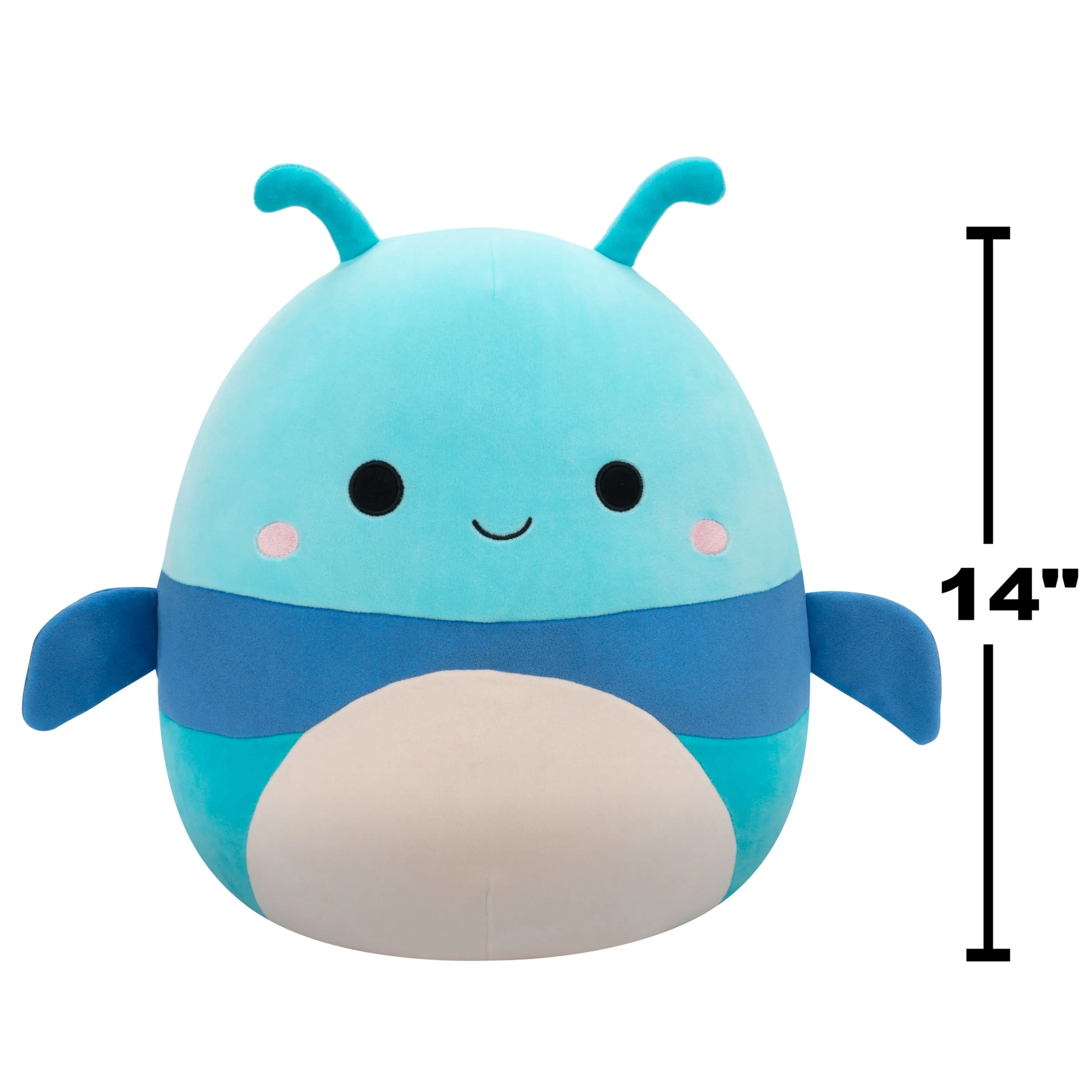 Squishmallows 14 Inch Series 20 Benkamin Blue Beetle