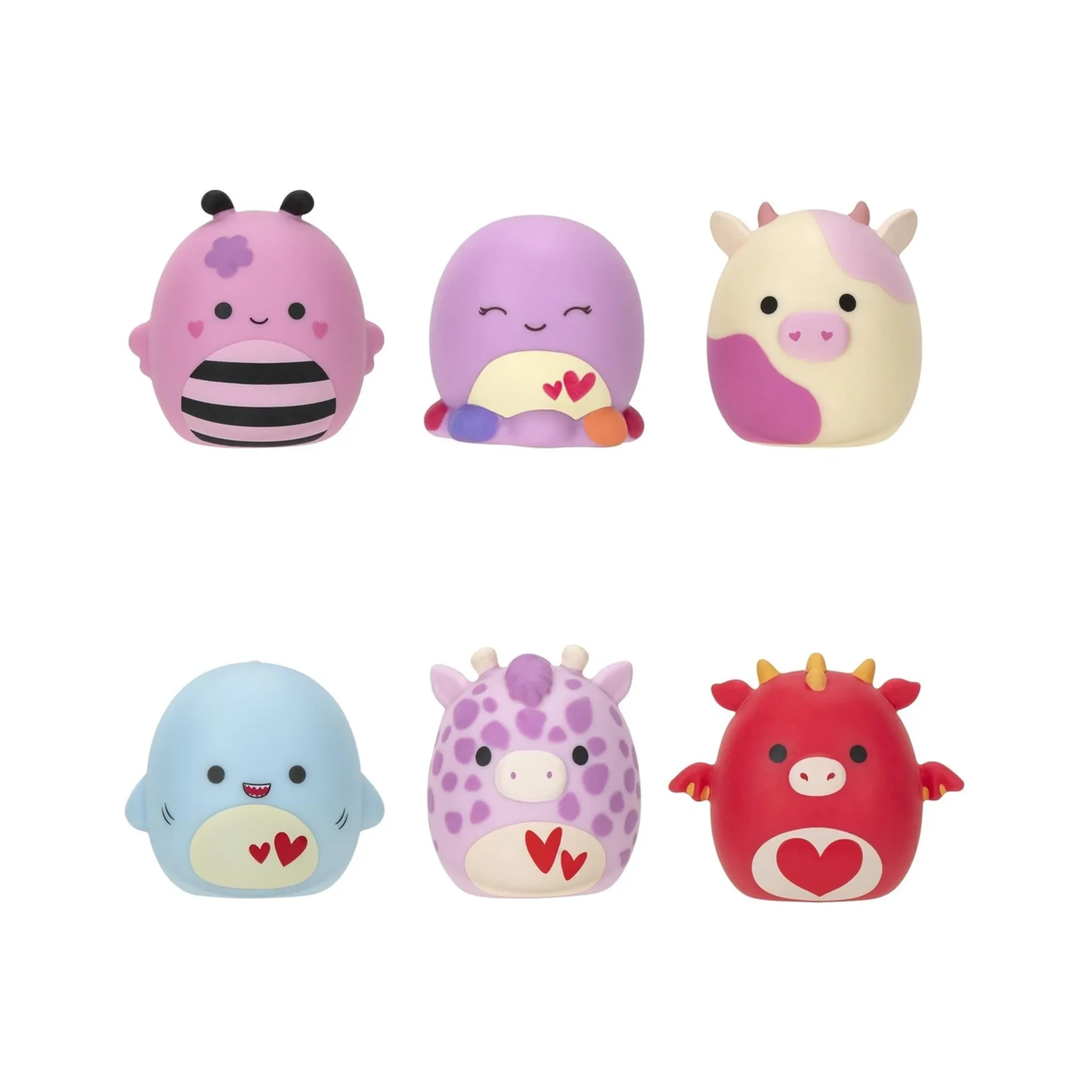 Squishmallows 2.5Inch (6.35cm) Squooshems Valentines Blind Bag