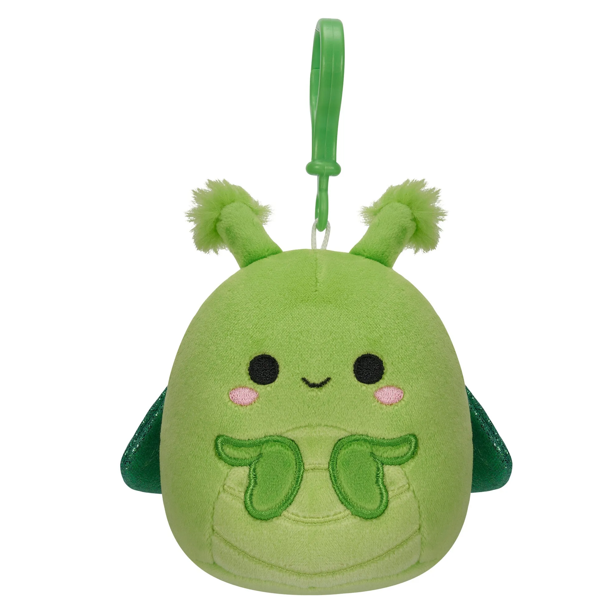 Squishmallows 3.5 Inch Plush Clip-On Trenton The Praying Mantis