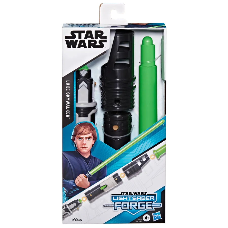 Star Wars Lightsaber Forge Luke Skywalker Green Lightsaber