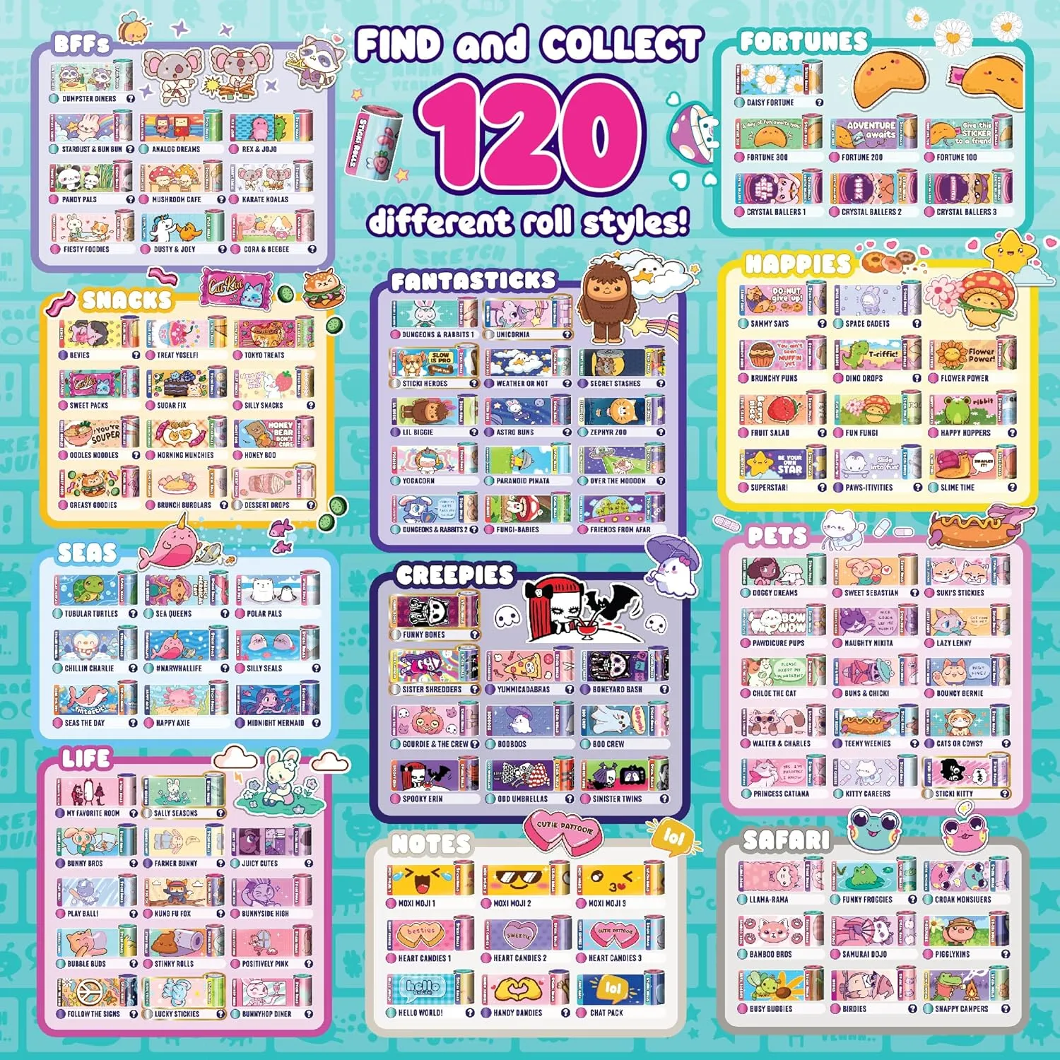 Sticki Rolls Sticki Band Capsule