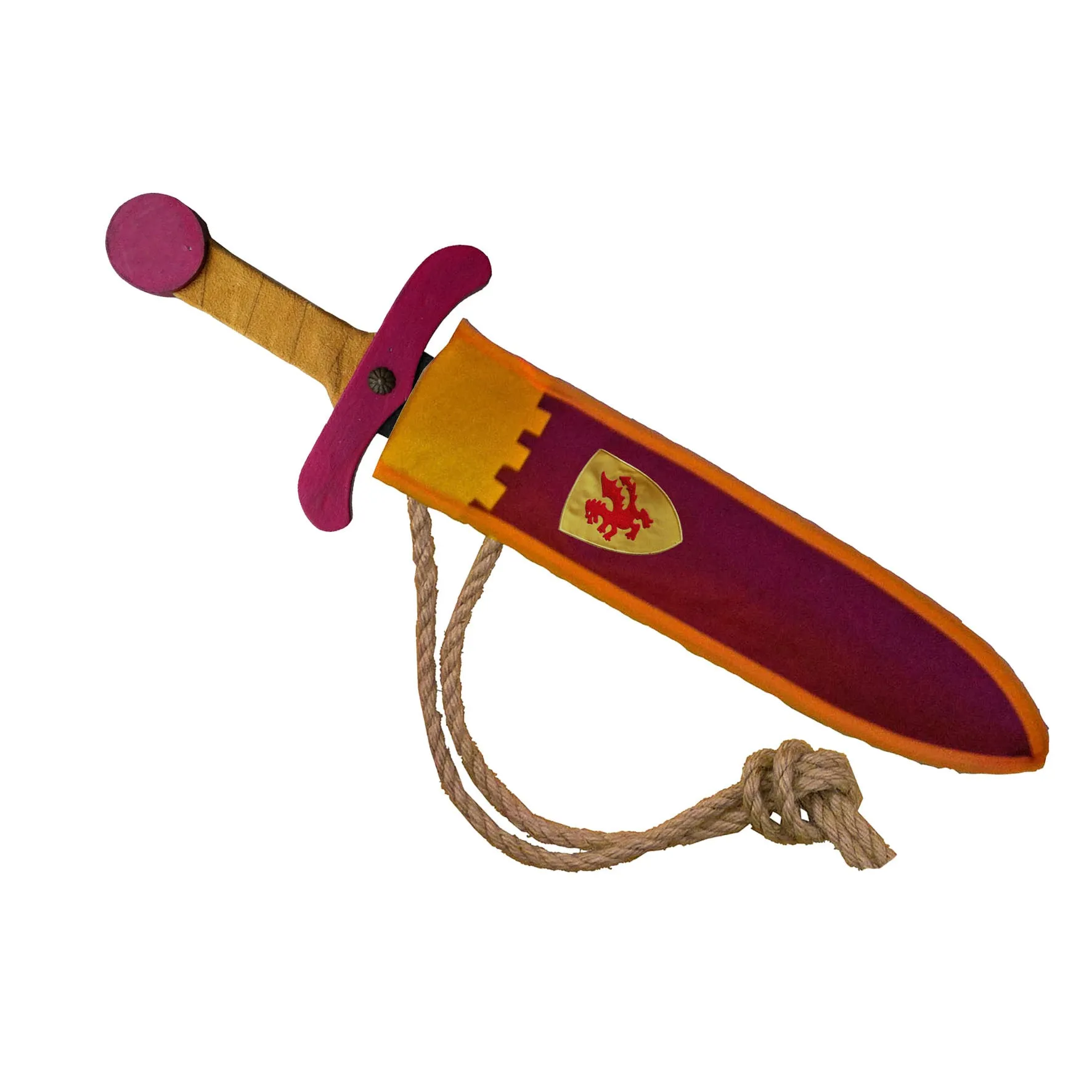Sword Softik with Pouch Garnet Dragon