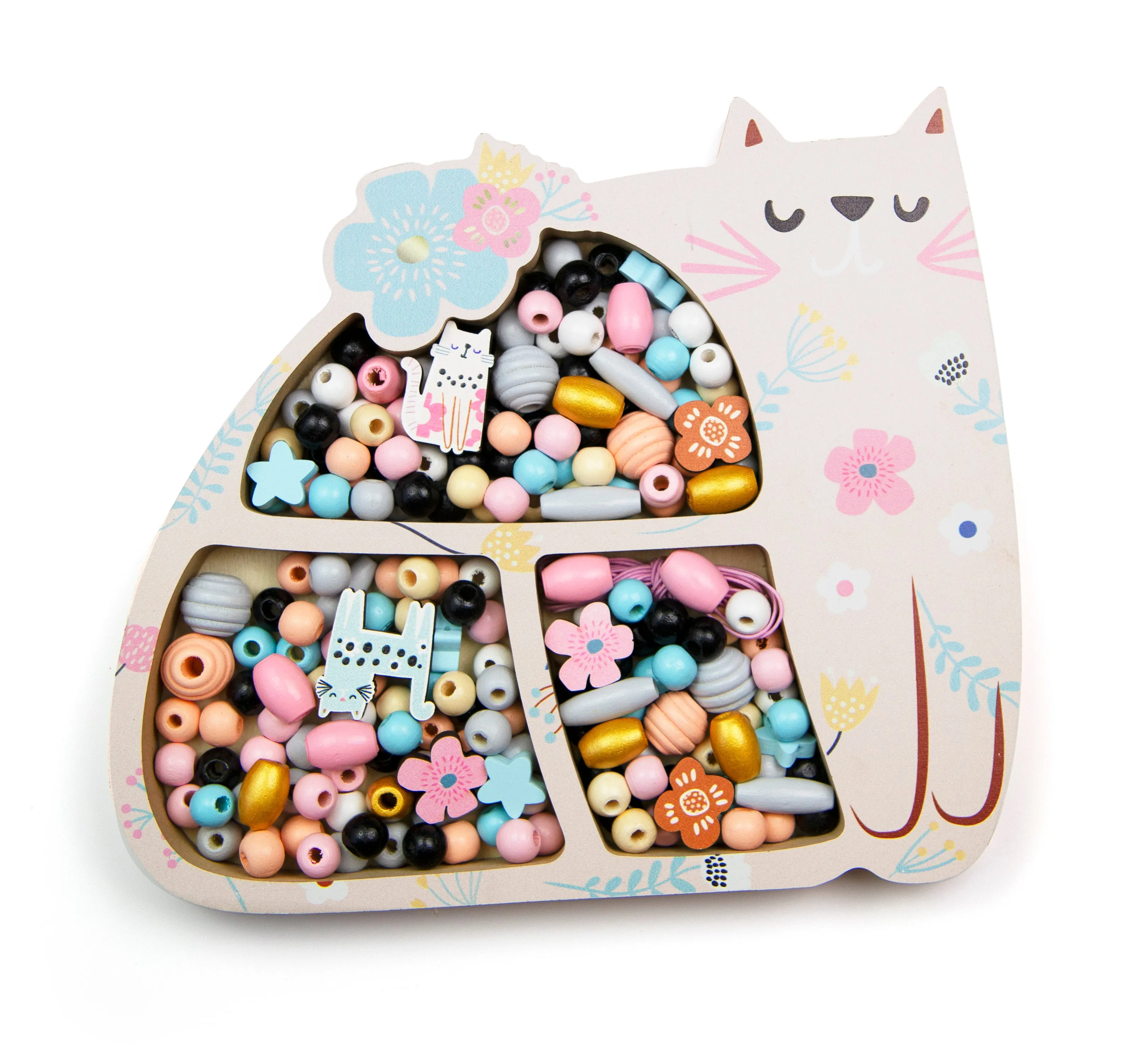 Sycomore Cat Wooden Beads