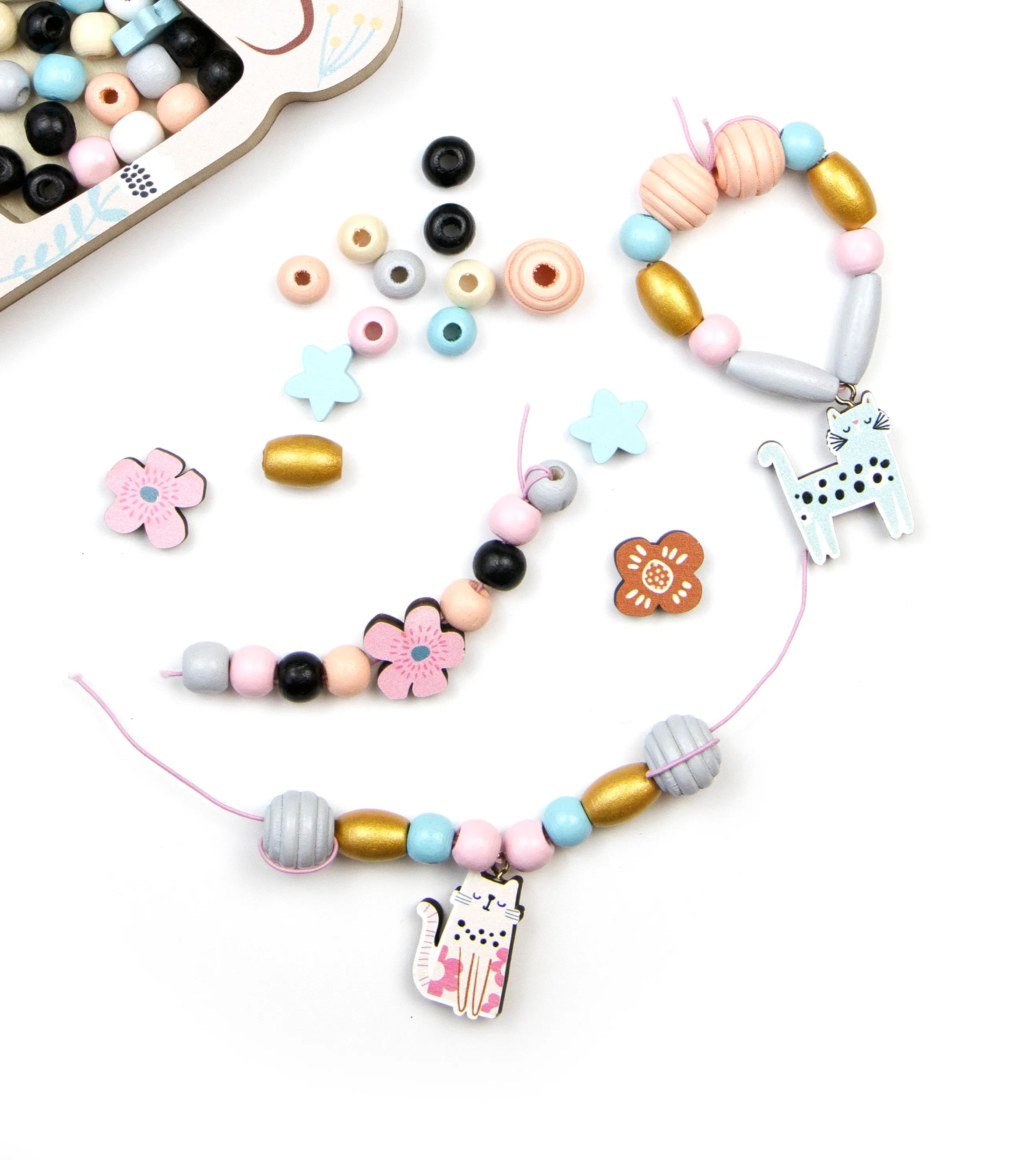 Sycomore Cat Wooden Beads