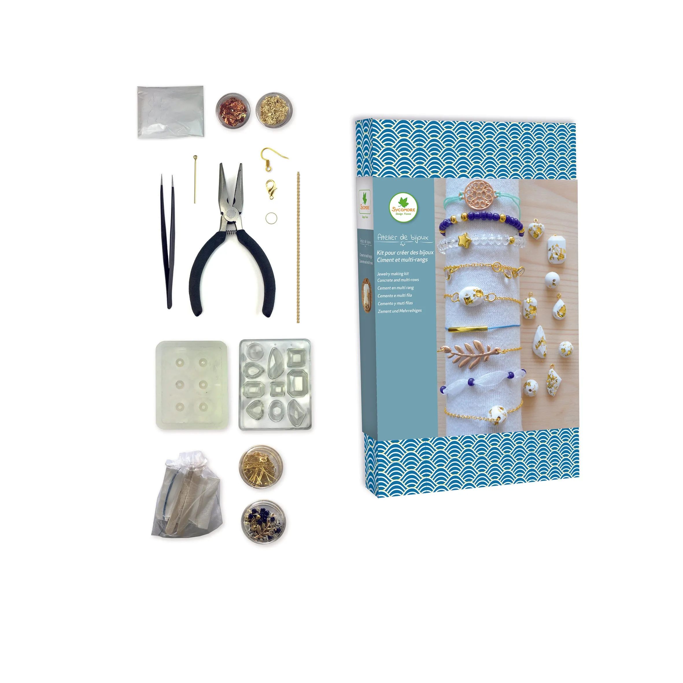 Sycomore Multirows Bracelets and Concrete Jewelry