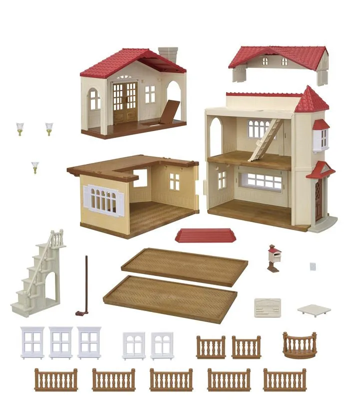 Sylvanian Families Red Roof Home Secret Attic Gift Set