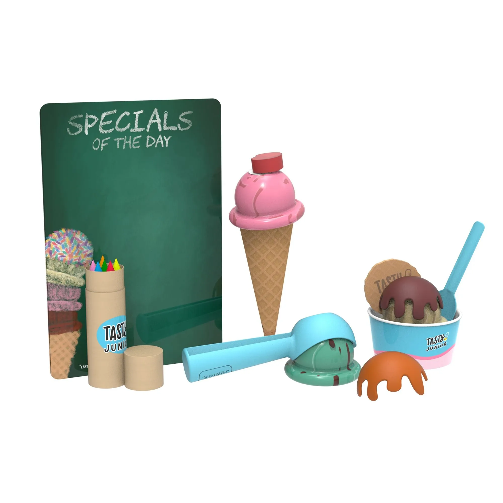 Tasty Junior Prep N Plate Ice Cream 20 Piece Set