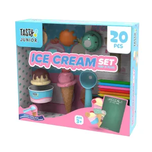 Tasty Junior Prep N Plate Ice Cream 20 Piece Set