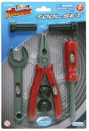 Team Power 7 Piece Tool Set Assorted Styles