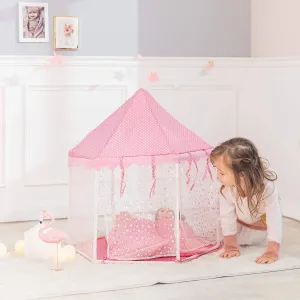 Teamson USA TD-13029A Olivia's Little World TD-13029A Dolls Tent with Sleeping Bags Pink