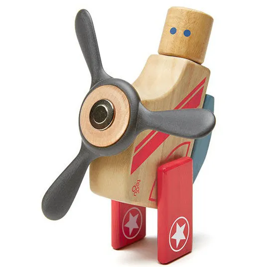 Tegu Stunt Team Looper Magnetic Wooden Block