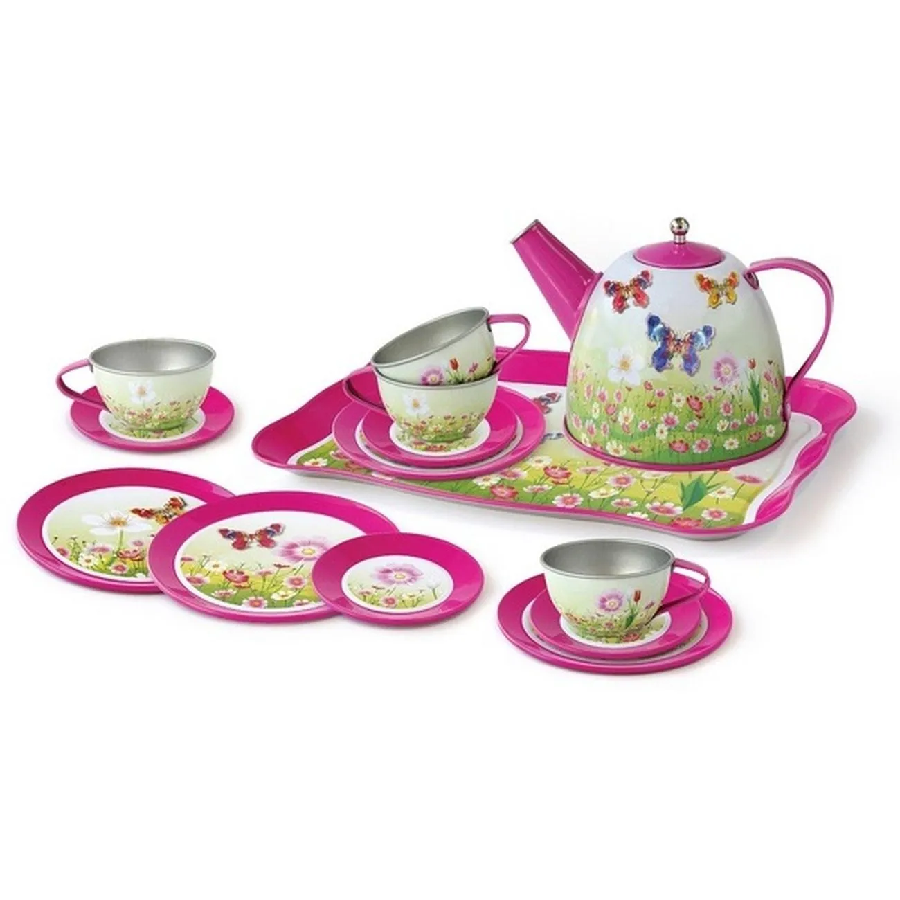 TIN TEA SET 15PC