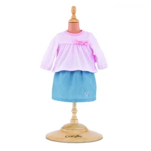 Top & Skirt for 12-inch Baby Doll