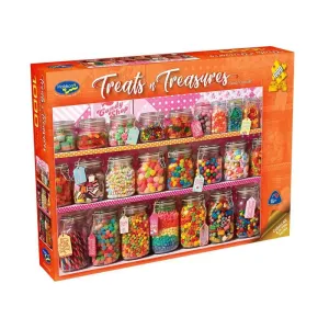 TREATS N TREASURES 1000 PIECE PUZZLE CANDY COUNTER