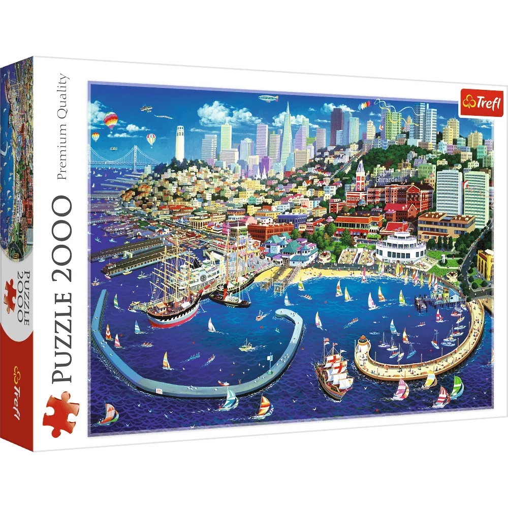 TREFL 2000 PIECE PUZZLE SAN FRANCISCO BAY