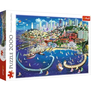 TREFL 2000 PIECE PUZZLE SAN FRANCISCO BAY