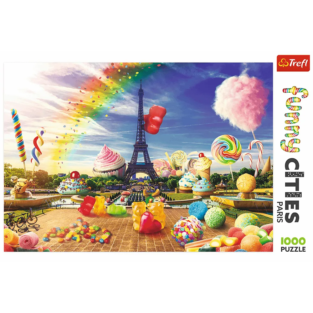 TREFL FUNNY CITIES 1000 PIECE PUZZLE SWEET PARIS
