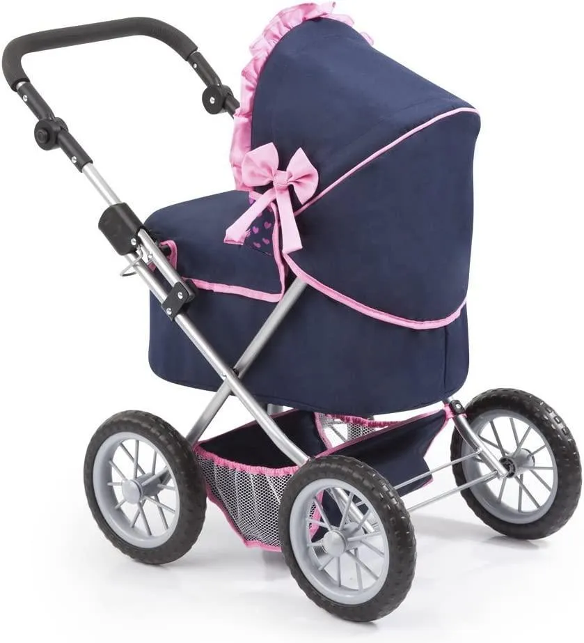 Trendy Walker Dolls Pram - Blue & Pink