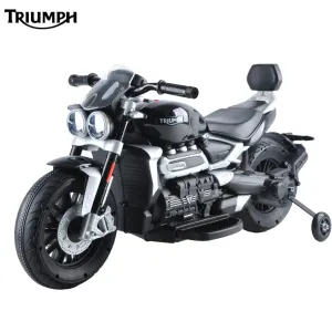 Triumph Rocket 3GT Electric 12V Battery Powered  Ride-On Motorbike - Black