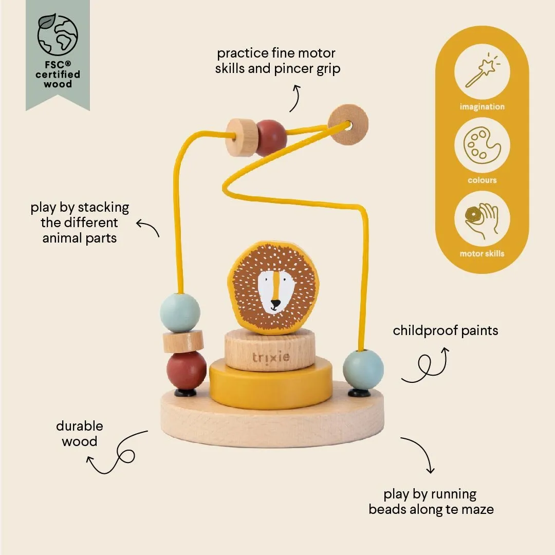 Trixie: Wooden Beads Maze - Mr. Lion