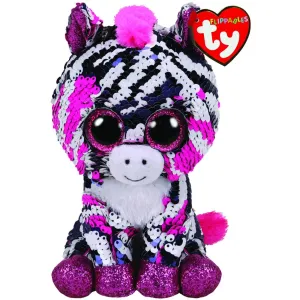 Ty Beanie Boos Flippables Zoey The Zebra