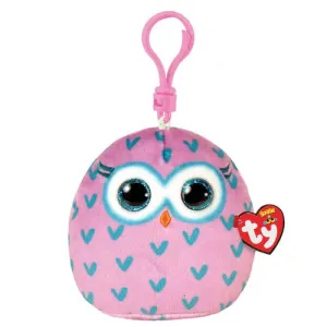 Ty Beanie Boos Squish A Boo Clip Winks Owl