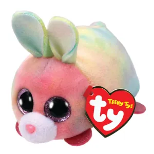 Ty Teeny Tys Whiz The Multicoloured Bunny