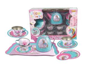 Unicorn Tin Tea Set 15 Piece