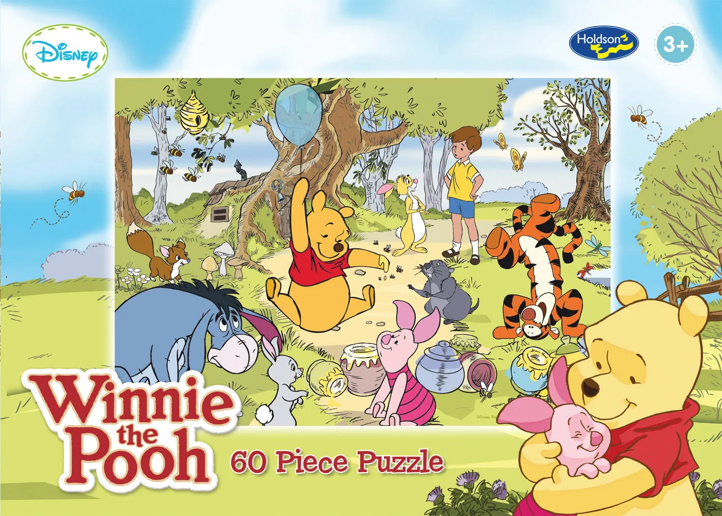 Winnie The Pooh 60 Piece Boxed Puzzle I'Ve Got A Rumbly In My Tumbly