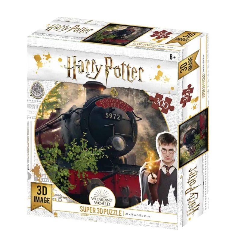 Wizarding World Prime Harry Potter Hogwarts Express Super 3D 500 Piece Puzzle