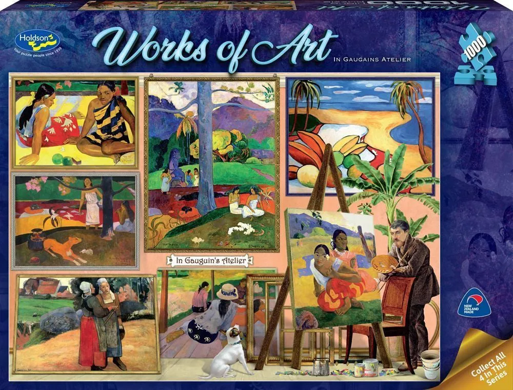 Works Of Art In Gaugains Atelier 1000 Piece Puzzle