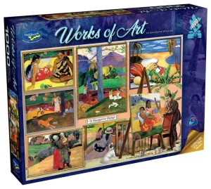 Works Of Art In Gaugains Atelier 1000 Piece Puzzle