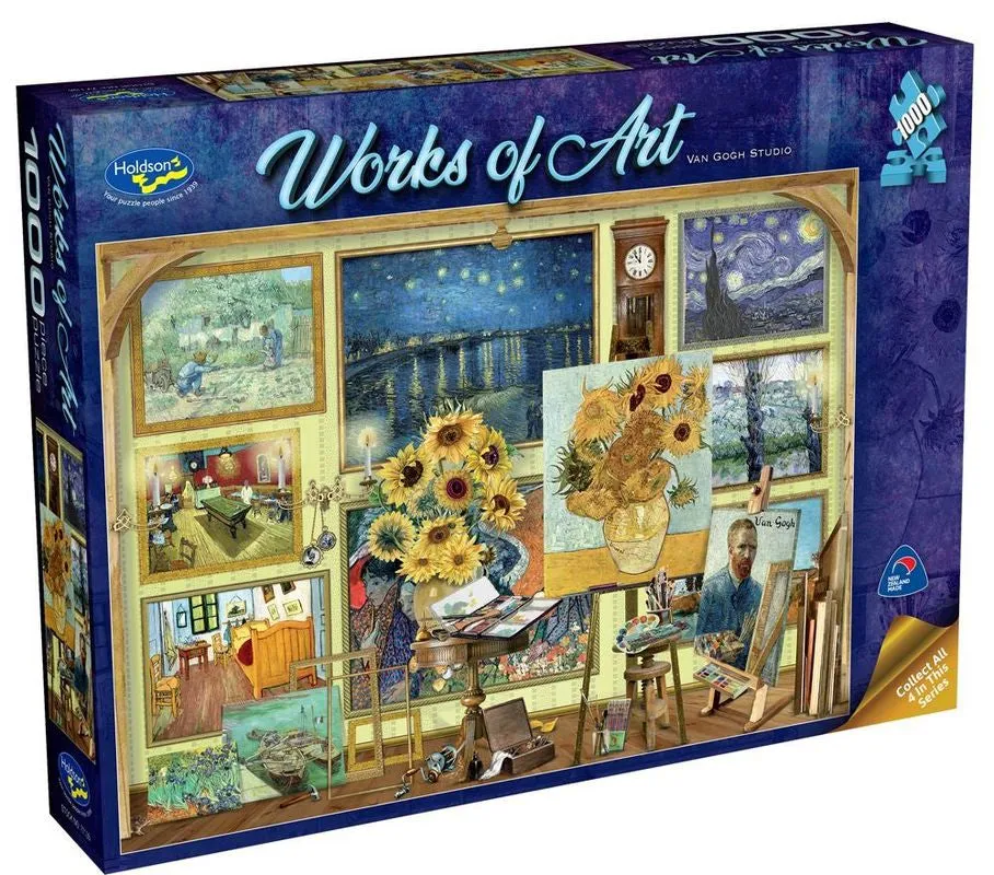 Works Of Art Van Gogh Studio 1000 Piece Puzzle
