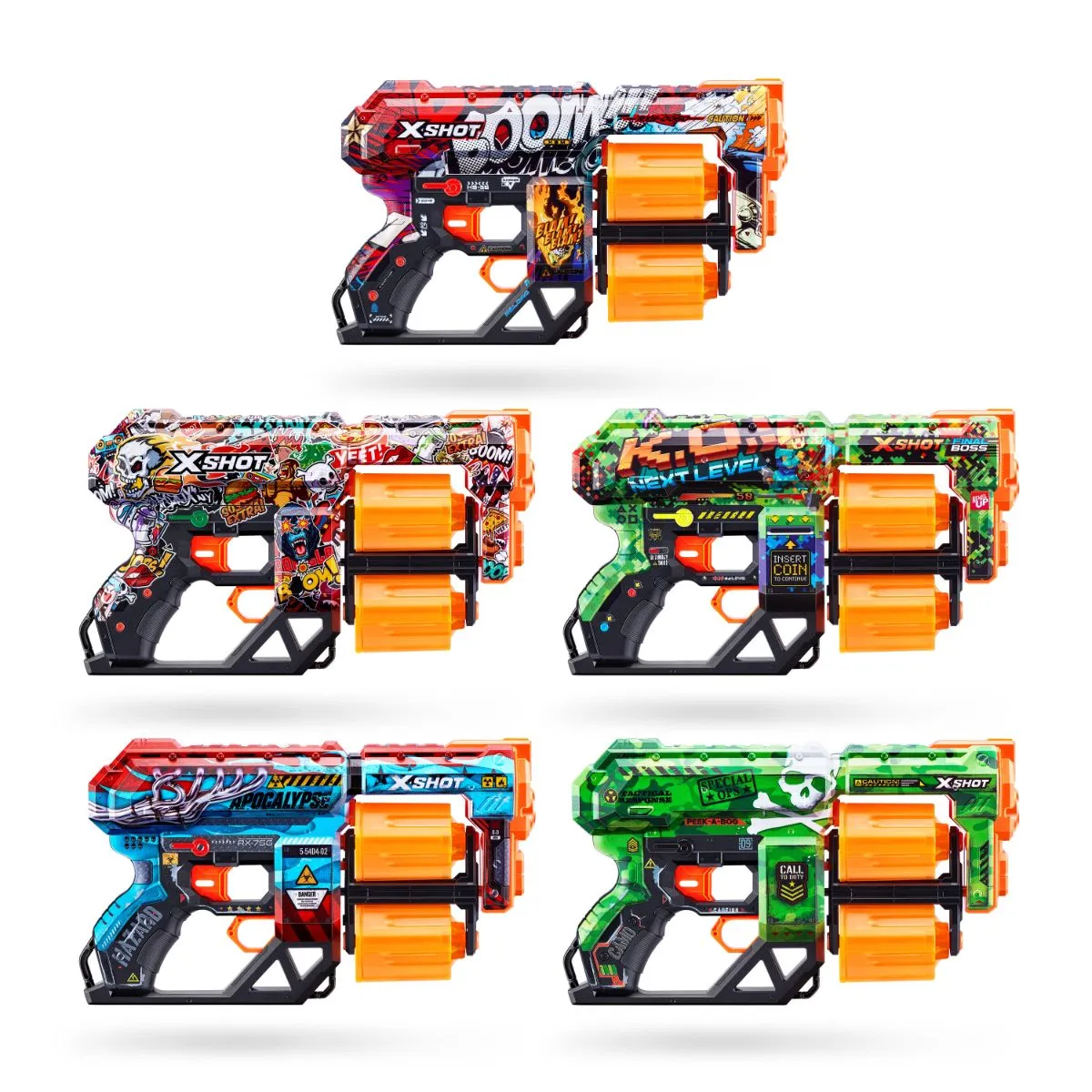 ZURU X Shot Skins Dread Dart Blaster Camo