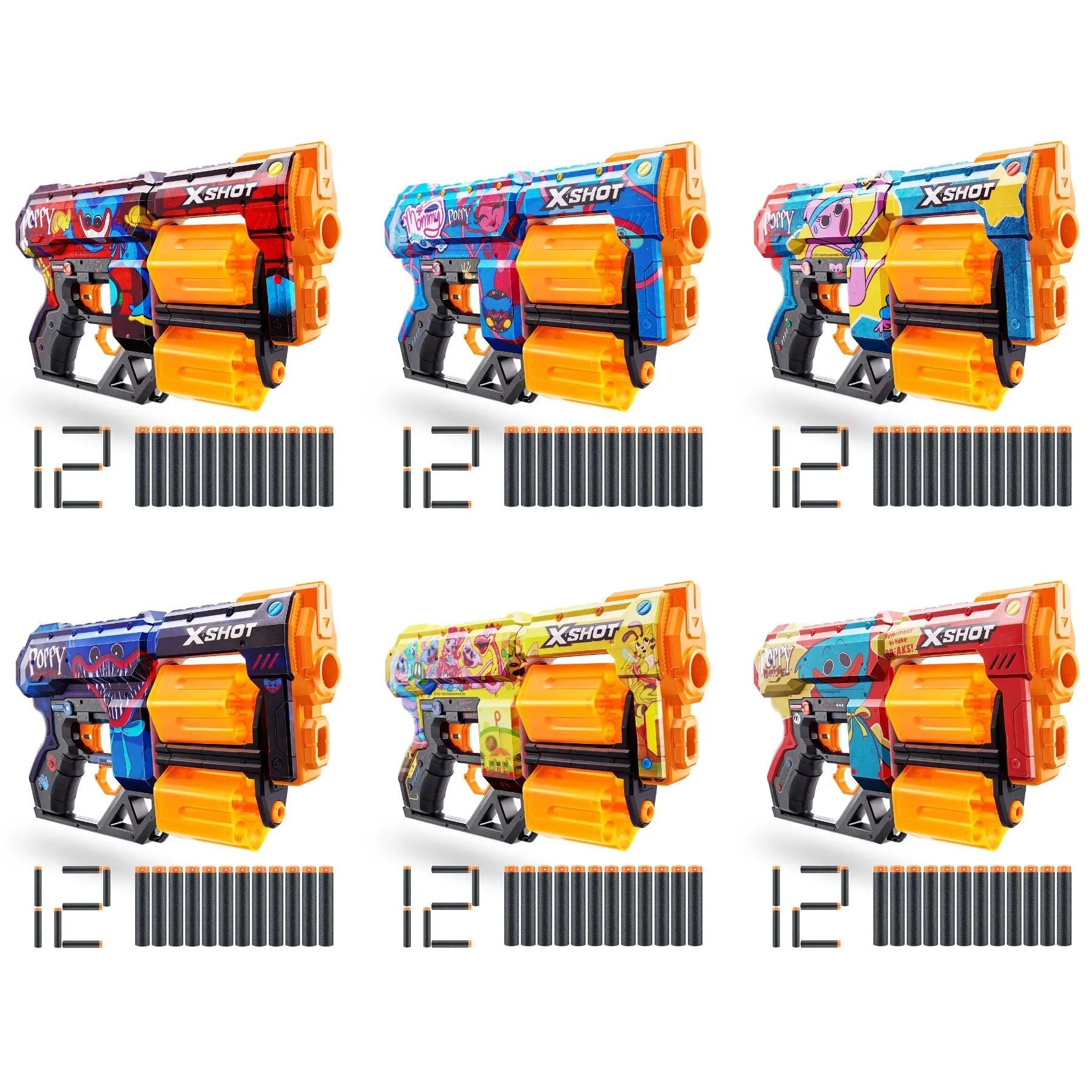 ZURU X Shot Skins Dread Poppy Playtime Gametime